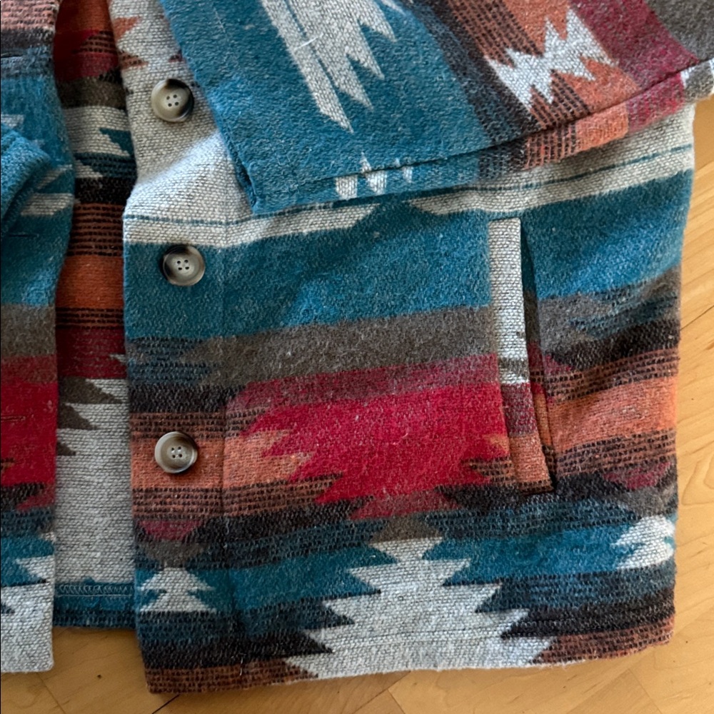 Multicolor Tribal Pattern Jacket - image 3